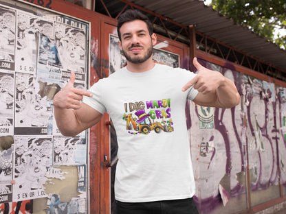 I Dig Mardi Gras Short-Sleeve Unisex Basic Softstyle Short-Sleeve T-Shirt