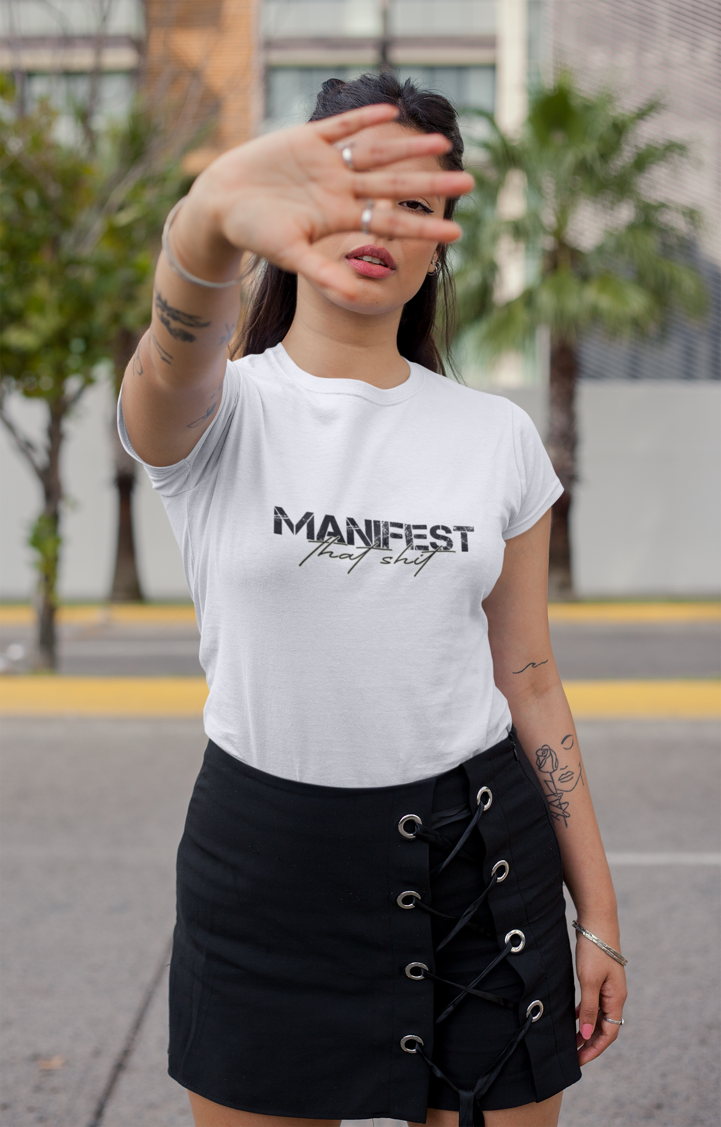 Manifest That Shit Unisex Basic Softstyle Short-Sleeve T-Shirt