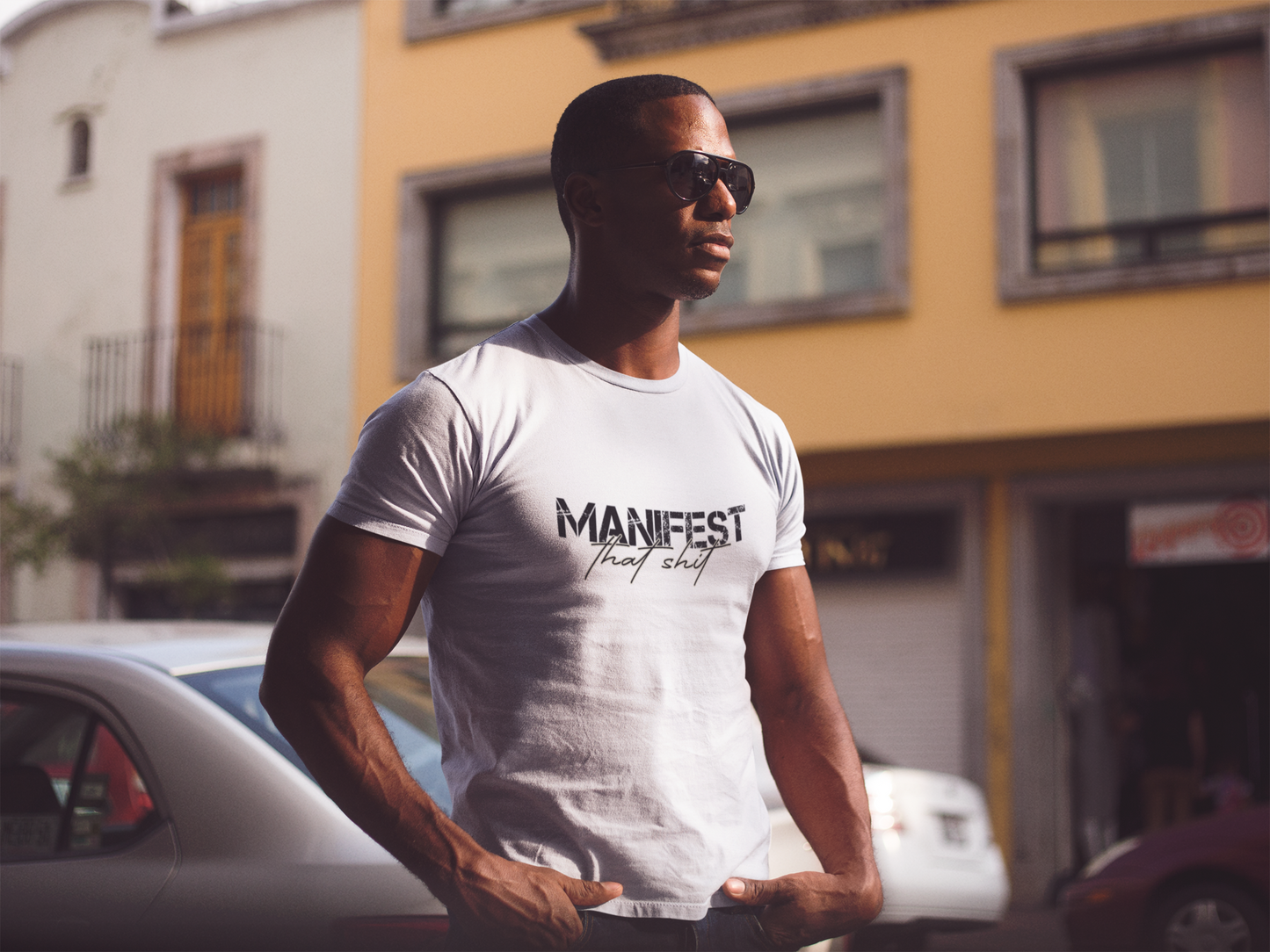 Manifest That Shit Unisex Basic Softstyle Short-Sleeve T-Shirt