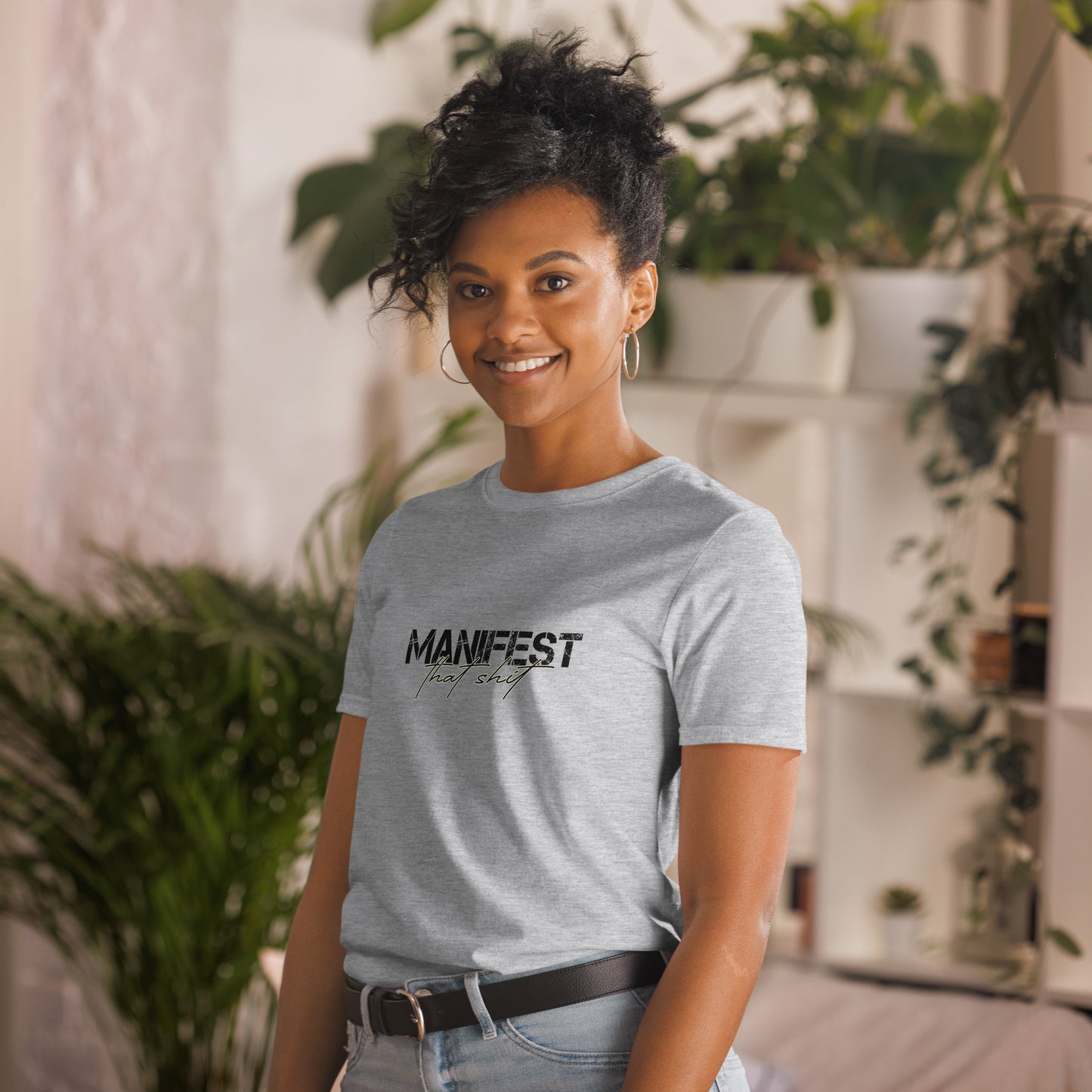 Manifest That Shit Unisex Basic Softstyle Short-Sleeve T-Shirt